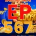 EP567 Game APK download screen with casino games, login, registration, and bonus offers